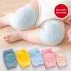 Miếng đệm đầu gối & miếng bảo vệ khuỷu tay cho bé tập bò - Thiết kế khuôn mặt cười mềm mại - Mùa hè - Ảnh 2