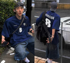 Áo thun nam cotton 100% Xanh đậm bigsize áo mùa hè hip hop style in hình unisex soduu local brand