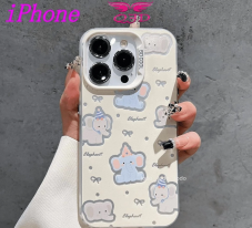 Ốp lưng iPhone voi con cho 16 15 14 13 12 11 Pro Pro Max 6 6S 7 8 Plus X XS XR XS Max SE 2020 2022 Ốp lưng TPU mềm