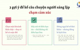 XÂY BẢN SẮC THƯƠNG HIỆU TỪ CHÍNH CÂU CHUYỆN NGƯỜI SÁNG LẬP