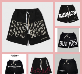 Quần short unisex nam nữ burmon chất da cá cotton cao cấp mặc thoáng mát, quần đùi nam nữ aothun.teenshop