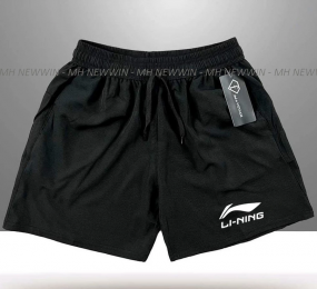 QUẦN ĐÙI THỂ THAO NAM - IN LOGO LI NINGG - CHẤT THUN MÈ THOÁNG KHÍ - SIZE 45-100KG