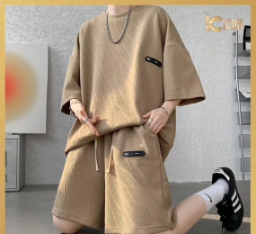 Bộ Thể Thao Nam Nữ Mùa Hè Logo Cao Su Xịn Xò, Bộ Quần Áo Nam Mùa Hè Chất Xốp Thái Hàng Dày Dặn BO21 - ICON