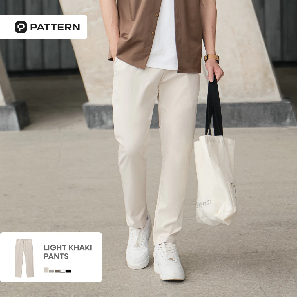 Quần Dài Nam Kaki Suông Cạp Chun PATTERN PQ039 - Ảnh 2
