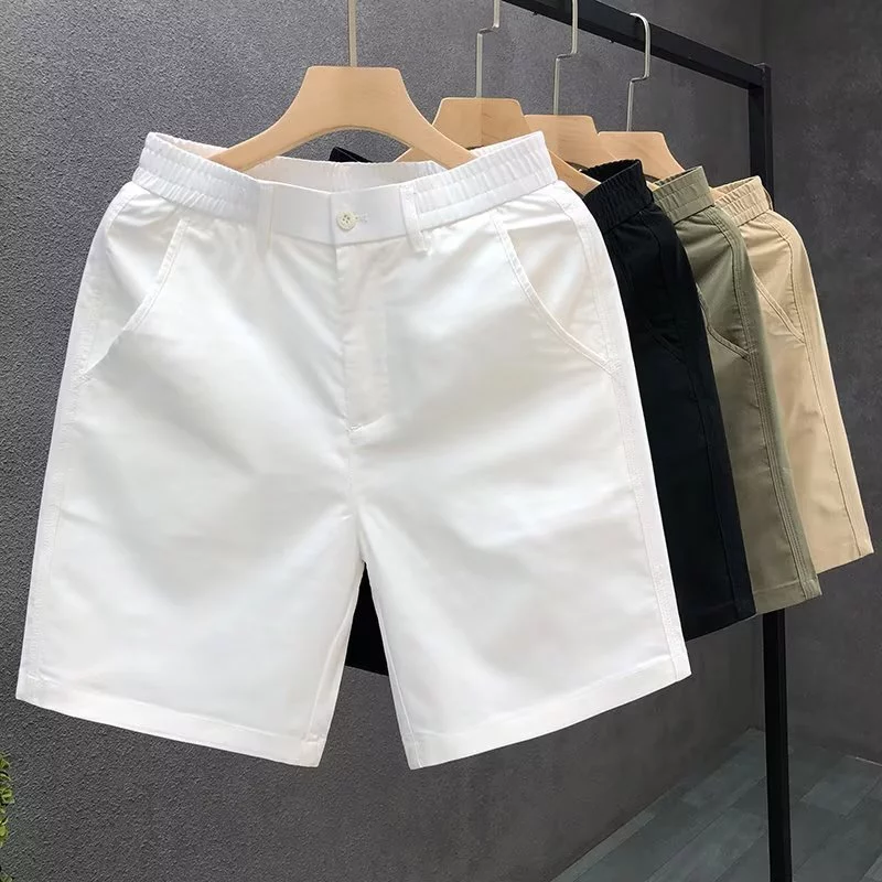 Quần short nam KAKI GIÓ cạp chun pha cúc trẻ trung - Ảnh 2