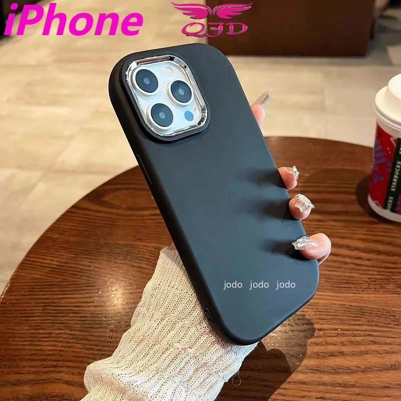 Ốp lưng iPhone 16 15 14 13 12 11 Pro Promax 7 8 Plus X XR XSMax SE Ốp lưng silicon TPU bảo vệ chống sốc chống bụi mềm - Ảnh 2