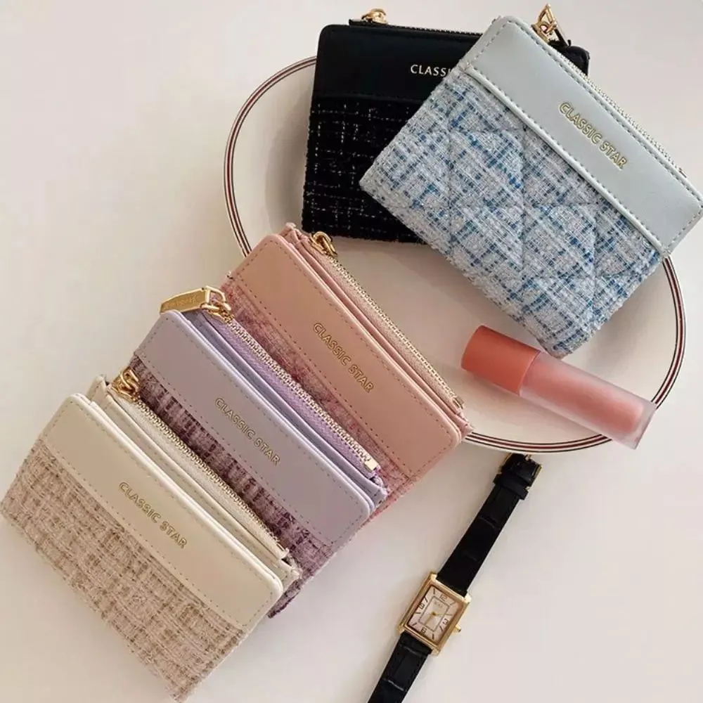 Ví Mini PU cổ điển dành cho nữ Ví đựng tiền xu bạc thời trang rộng rãi - Ảnh 2