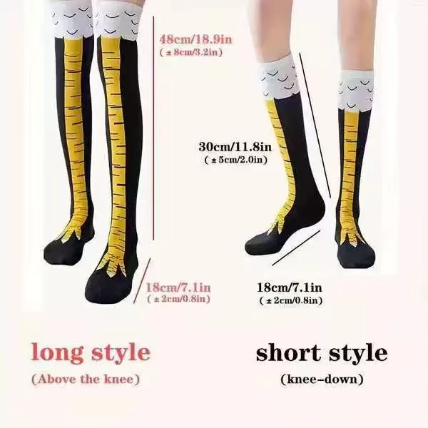 Tất Chân Gà Zhao Lusi Yangdi Cùng Phong Cách Ngộ nghĩnh Độc Đáo Bếp Độc Đáo Ngộ nghĩnh Gà Vuốt Tất Vớ Tất - Ảnh 2