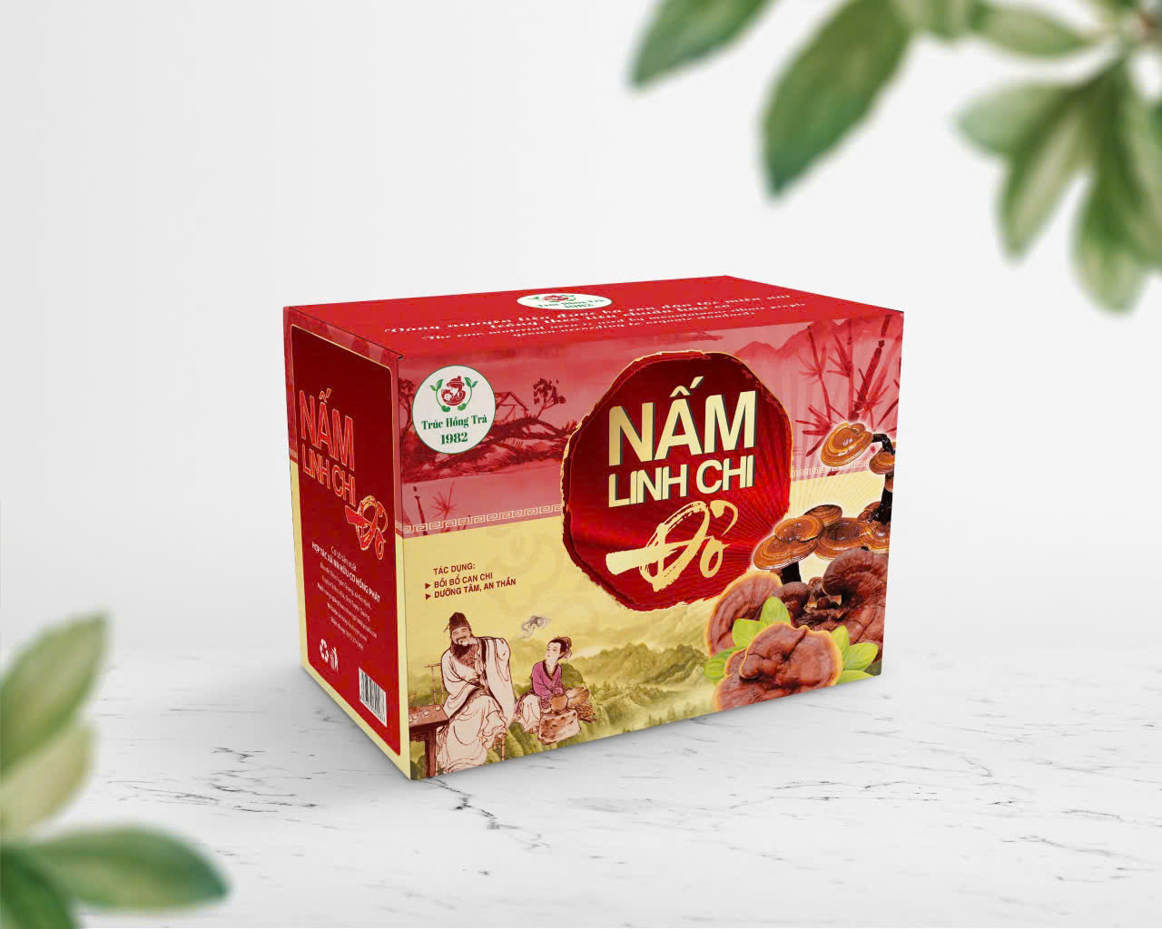 Nấm linh chi đỏ - Ảnh 3