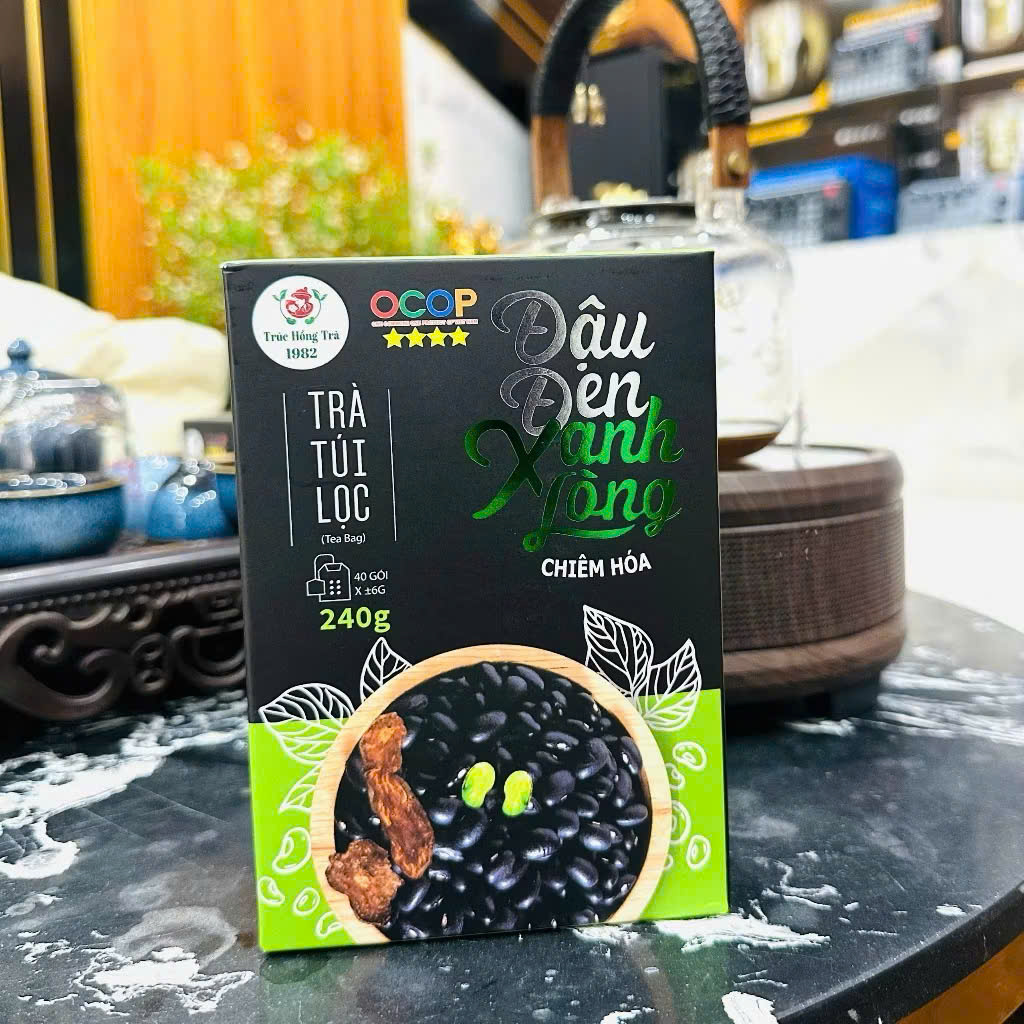 Trà túi lọc đậu đen xanh lòng Chiêm Hoá - Ảnh 4